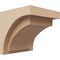 Ekena Millwork 8"W x 8"D x 8"H Wide Rivera Rough Cedar Woodgrain TimberThane Corbel, Primed Tan CORUR08X08X08RIVRCPR - alternate 1